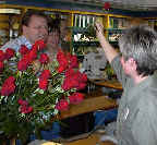 Der Welttag des Buches: ein Buch und eine Rose